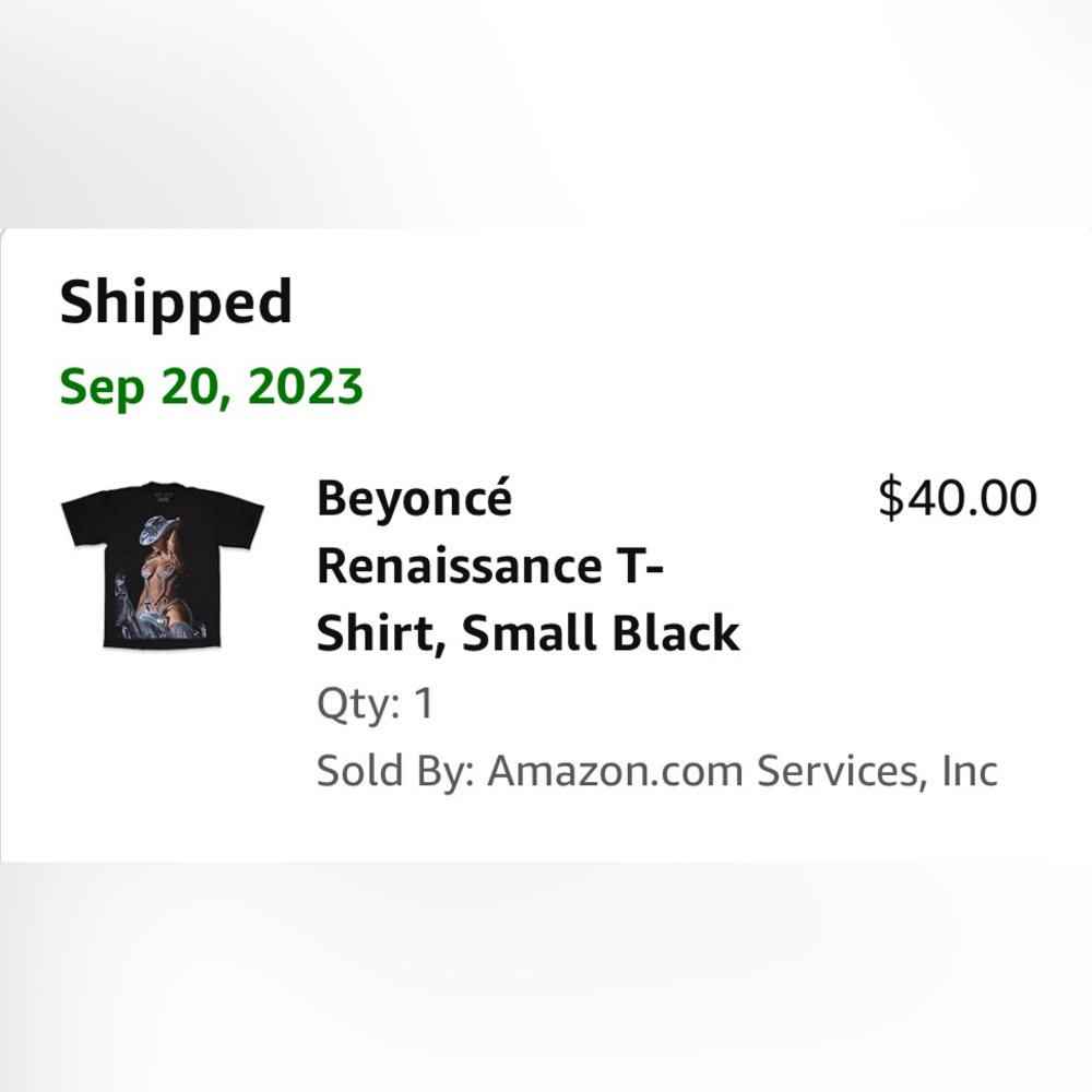 SOLD OUT Beyoncé Renaissance T- Shirt - Picture 5 of 5